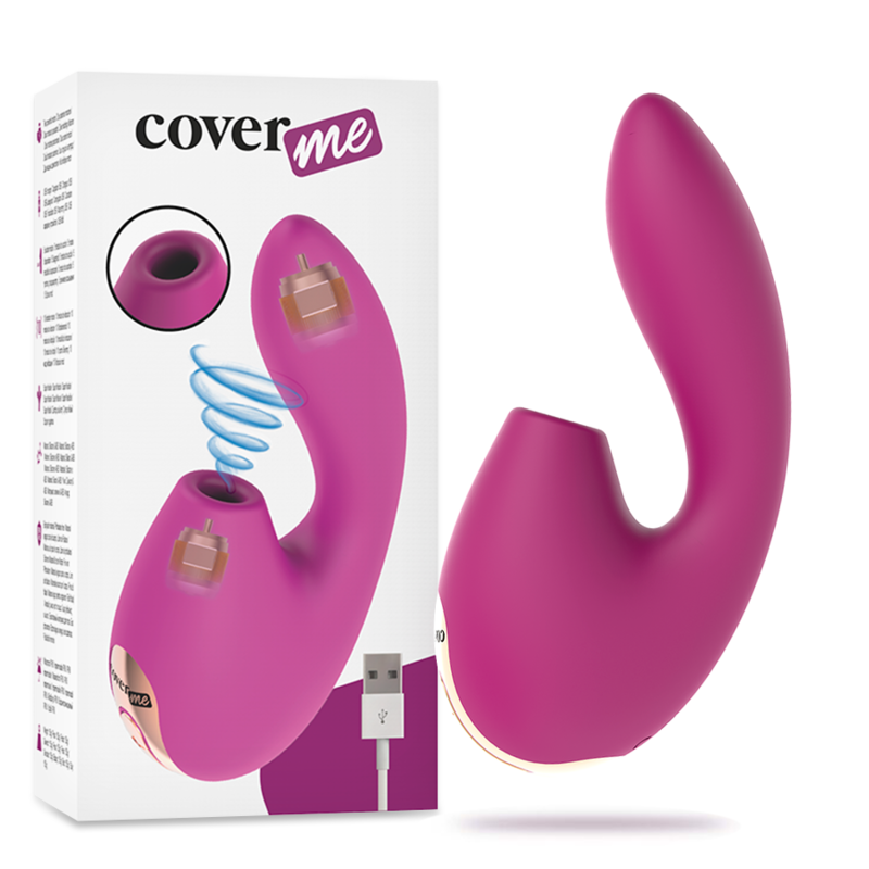 COVERME - CLITORAL SUCKER & POWERFUL G-SPOT RUSH VIBRATOR