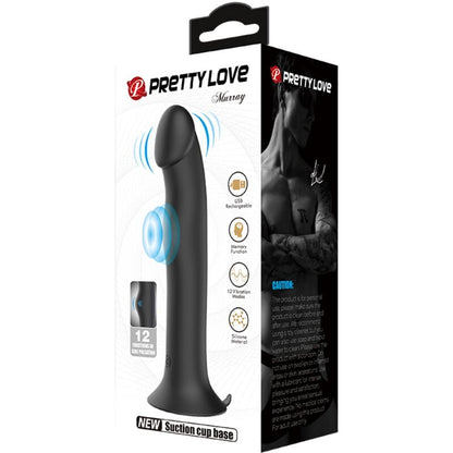 PRETTY LOVE - MURRAY BLACK CLITORAL VIBRATOR AND SUCKER