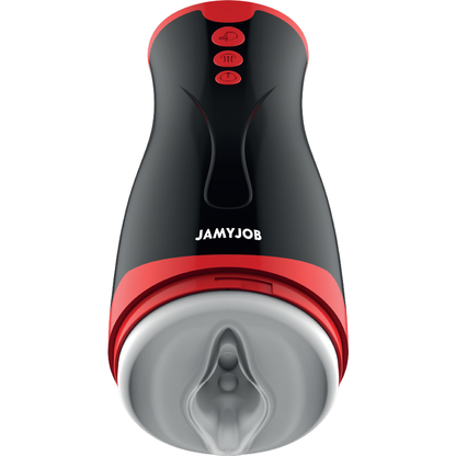 JAMYJOB - MASTURBADOR DE COMPRESIÓN Y VIBRACIÓN JANGO