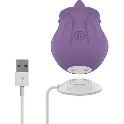 INTENSO - ESTIMULADOR DE CLÍTORIS VIOLETA 10 VIBRACIONES LILA