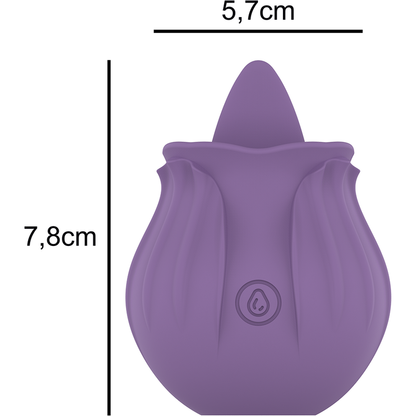 INTENSO - ESTIMULADOR DE CLÍTORIS VIOLETA 10 VIBRACIONES LILA