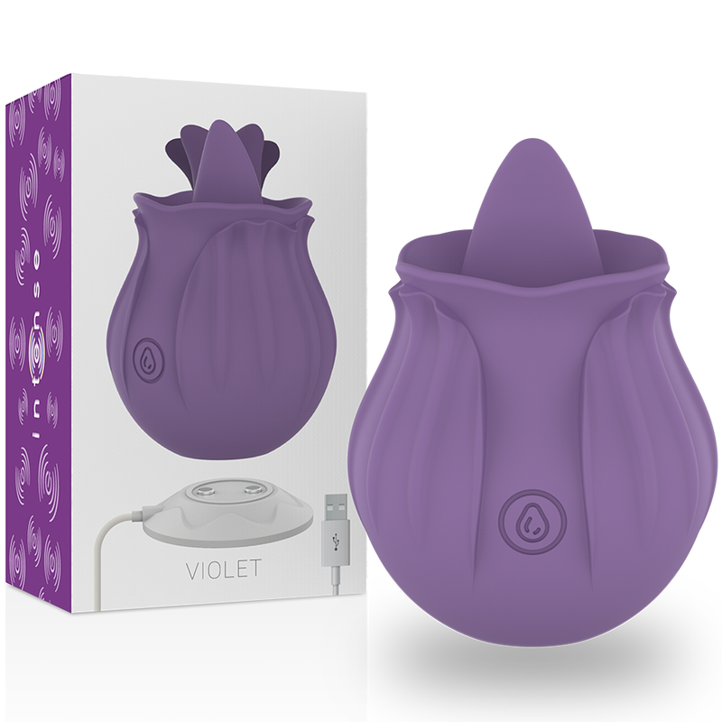 INTENSO - ESTIMULADOR DE CLÍTORIS VIOLETA 10 VIBRACIONES LILA