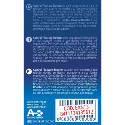 CONTROL - ANILLO VIBRADOR PARA AUMENTAR EL PLACER