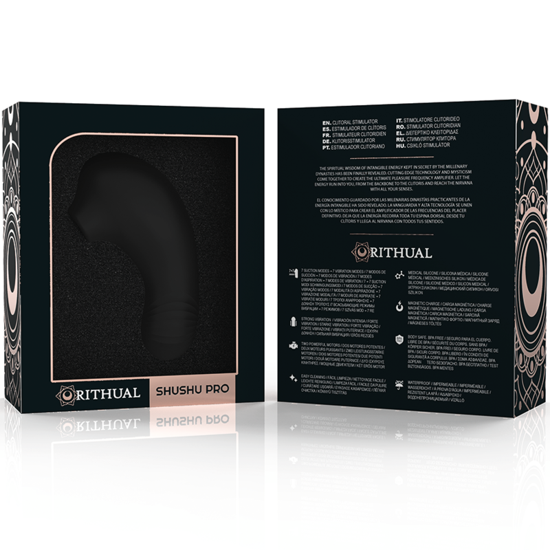 RITHUAL - STIMULATEUR CLITORIDIEN DE POCHE SHUSHU PRO 2 MOTEURS À JET PUISSANTS