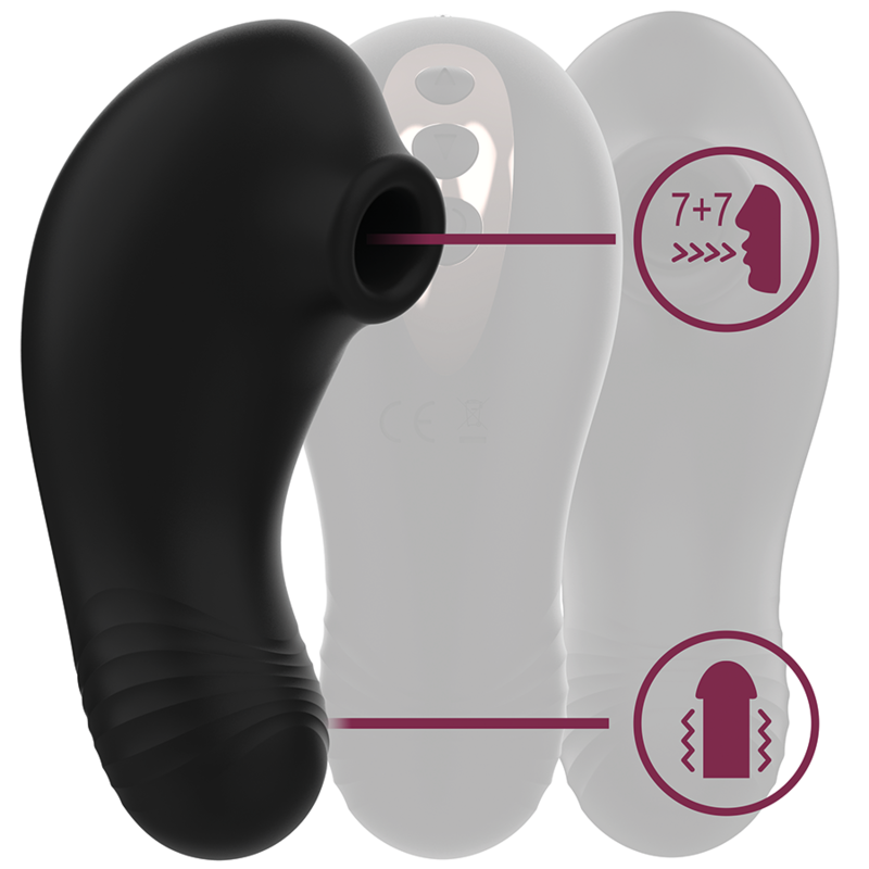 RITHUAL - STIMULATEUR CLITORIDIEN DE POCHE SHUSHU PRO 2 MOTEURS À JET PUISSANTS
