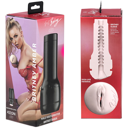 KIIROO - PACK KEON + FEEL BRITNEY AMBER + AQUA QUALITY LUBRICANT 50 ML