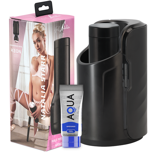 KIIROO - KEON + FEEL NATALIA STARR + AQUA-QUALITÄTSSCHMIERMITTEL 50 ML 