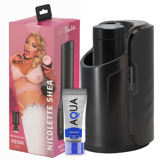 KIIROO - KEON + FEEL NICOLETTE SHEA STROKER + SCHMIERMITTEL IN AQUA-QUALITÄT 50 ML 