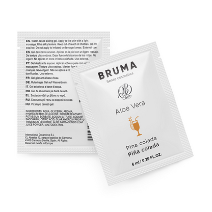 BRUMA - GEL GLISSANT À L'ALOE VERA SAVEUR PINA COLADA 6 ML