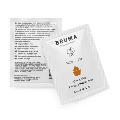 BRUMA - GEL GLISSANT À L'ALOE VERA SAVEUR CUPCAKE 6 ML