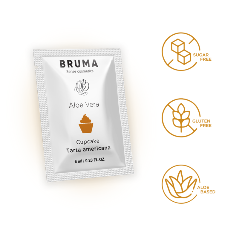 BRUMA - GEL GLISSANT À L'ALOE VERA SAVEUR CUPCAKE 6 ML