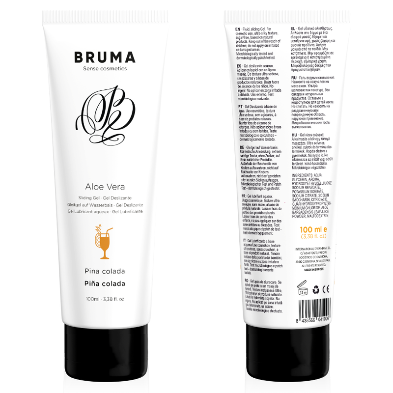 BRUMA - GEL GLISSANT À L'ALOE VERA SAVEUR PINA COLADA 100 ML