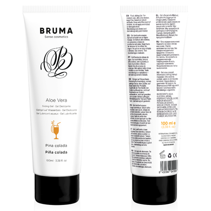 BRUMA - ALOE VERA SLIDING GEL PINA COLADA FLAVOR 100 ML