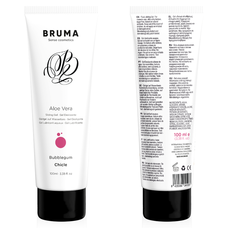 BRUMA - GEL GLISSANT ALOE VERA SAVEUR BUBBLEGUM 100 ML