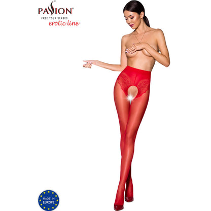 PASSION - TIOPEN 006 WHITE TIGHTS 1/2 30 DEN
