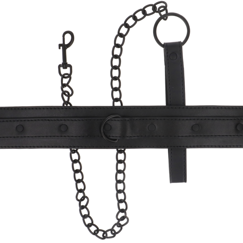 INTENSE - COLLIER EN CUIR VEGAN FÉTICHE