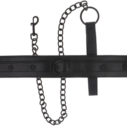 INTENSE - COLLIER EN CUIR VEGAN FÉTICHE