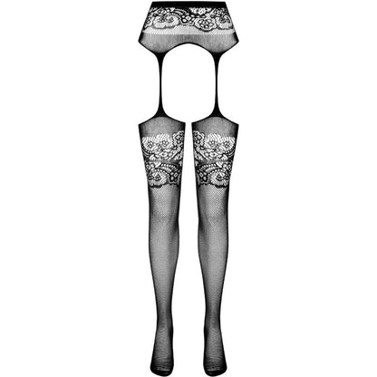 PASSION - S029 TIGHTS WITH GARTER