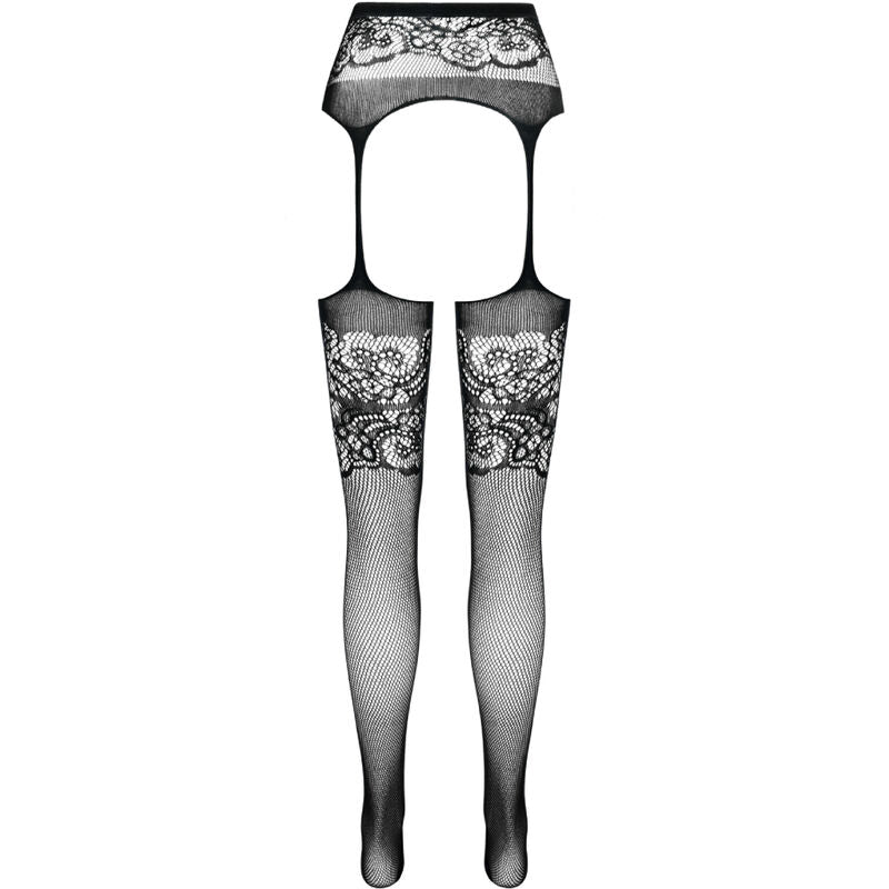 PASSION - S029 TIGHTS WITH GARTER