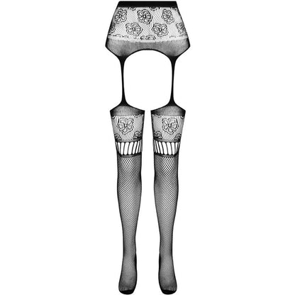 PASSION - S030 TIGHTS WITH GARTER