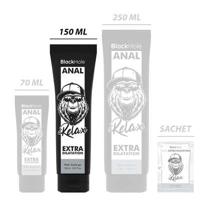 BLACK HOLE - GEL DE DILATACIÓN ANAL A BASE DE AGUA 150 ML