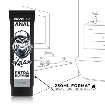 BLACK HOLE - GEL ANAL DILATATEUR À BASE D'EAU 250 ML