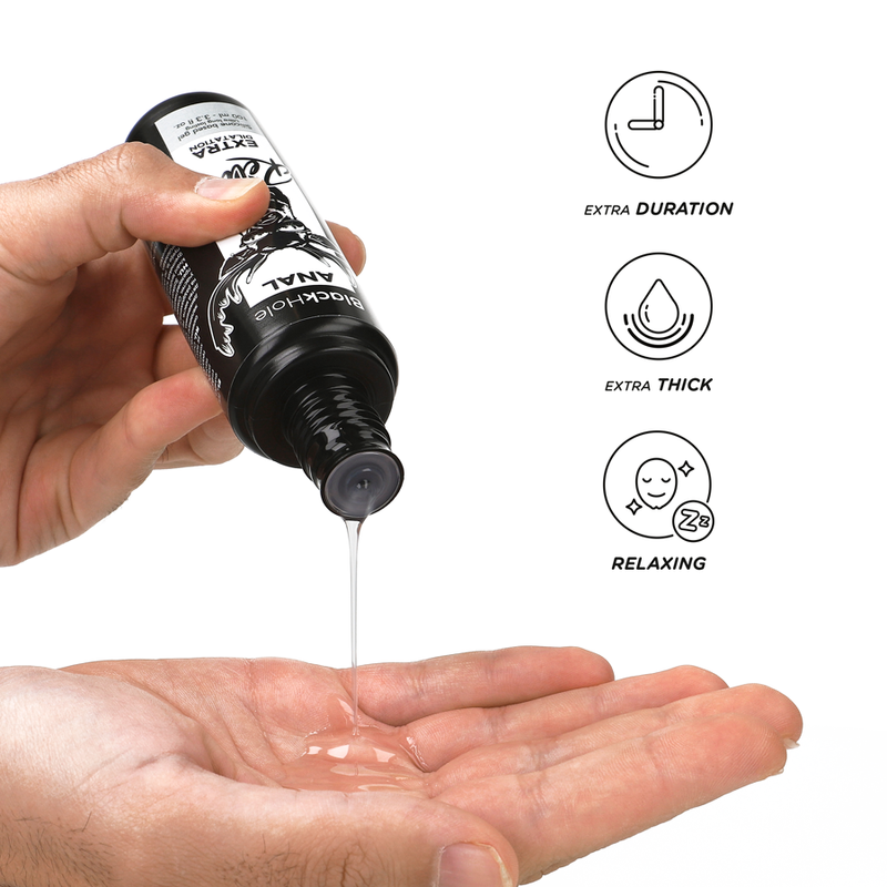 BLACK HOLE - GEL ANAL DILATATEUR À BASE DE SILICONE 100 ML