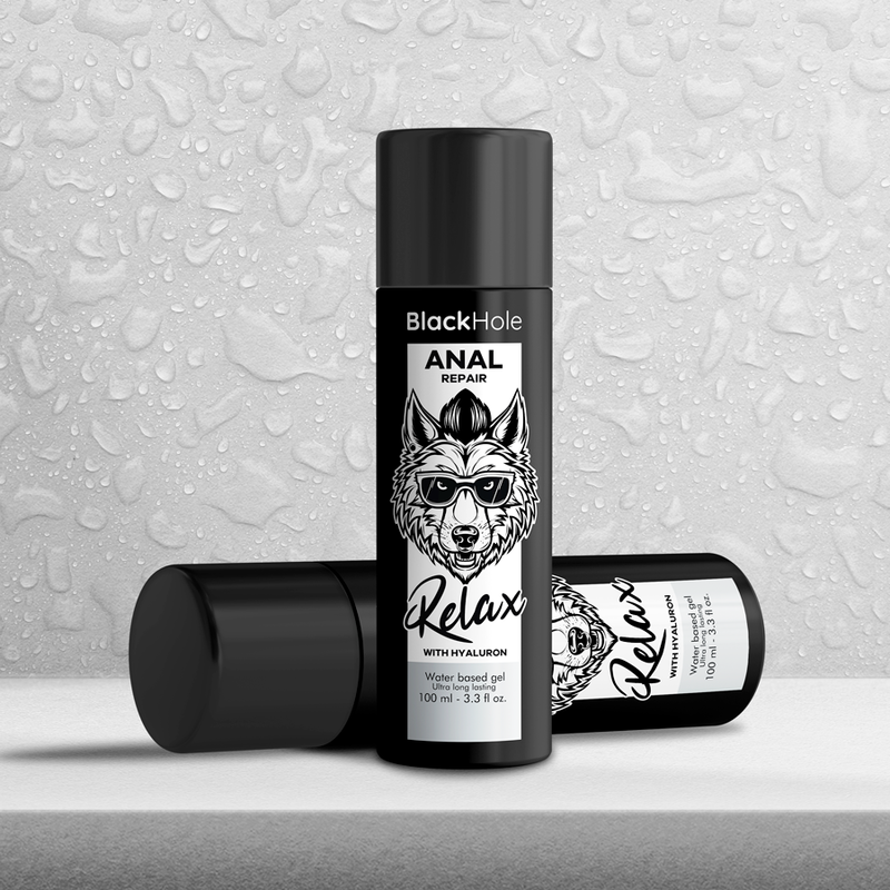 BLACK HOLE - EAU DE RÉPARATION ANALE À BASE D'EAU DÉTENTE À L'HYALURON 100 ML