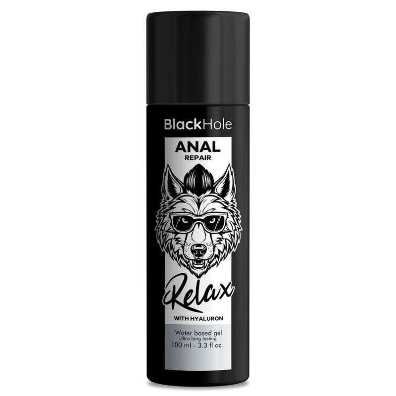 BLACK HOLE - EAU DE RÉPARATION ANALE À BASE D'EAU DÉTENTE À L'HYALURON 100 ML