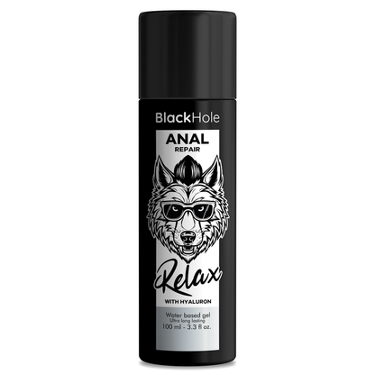BLACK HOLE - EAU DE RÉPARATION ANALE À BASE D'EAU DÉTENTE À L'HYALURON 100 ML