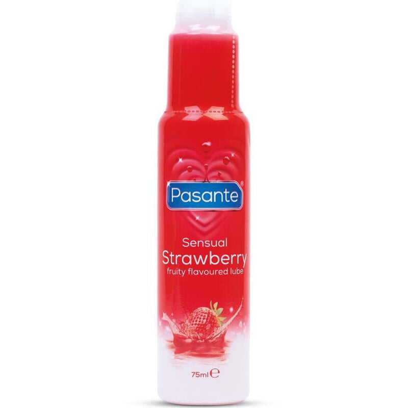 PASANTE - SENSUAL STRAWBERRY WATER-BASED STRAWBERRY FLAVOURED PERSONAL LUBRICANT 75 ML