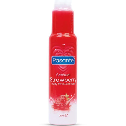 PASANTE - SENSUAL STRAWBERRY WATER-BASED STRAWBERRY FLAVOURED PERSONAL LUBRICANT 75 ML