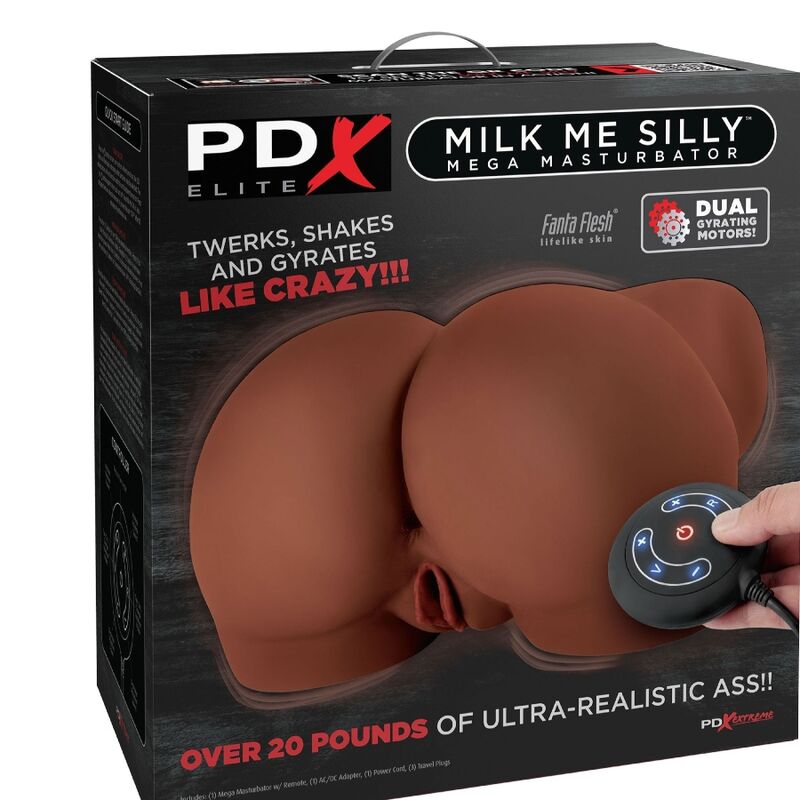 PDX ELITE - MÉGA MASTURBATEUR MILK ME SILLY VAGINA &amp; ANO BROWN