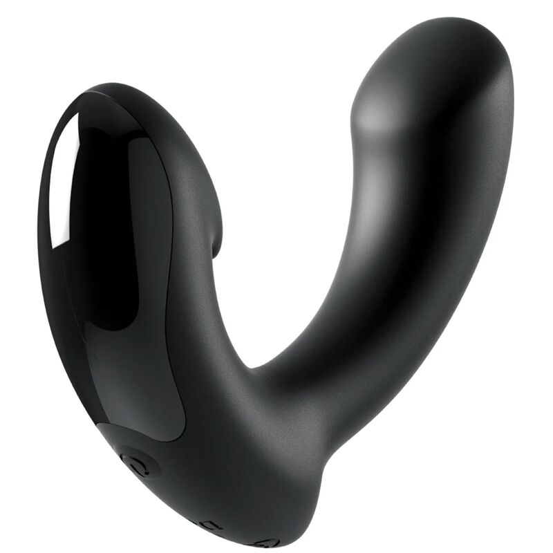 SIR RICHARDS - MASSEUR DE PROSTATE POINT P EN SILICONE NOIR