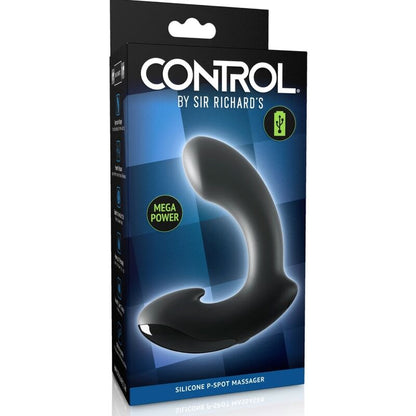 SIR RICHARDS - BLACK SILICONE P-POINT PROSTATE MASSAGER