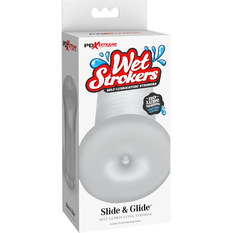 FETISH FANTASY EXTREME - SLIDE & GLIDE STROKER SILICONE TRANSPARENT