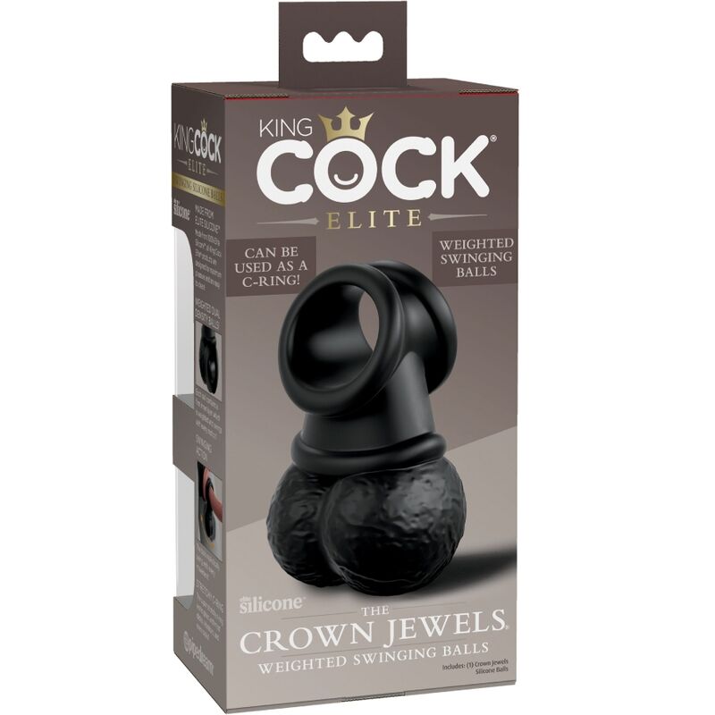 KING COCK - ELITE RING MIT HODENSILIKON