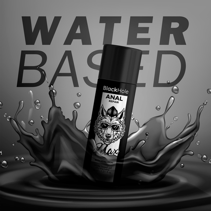 BLACK HOLE - RÉPARATEUR ANAL À BASE D'EAU DÉTENTE AVEC ACIDE HYALURONIQUE 30 ML