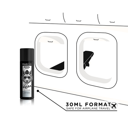 BLACK HOLE - RÉPARATEUR ANAL À BASE D'EAU DÉTENTE AVEC ACIDE HYALURONIQUE 30 ML