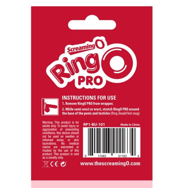 SCREAMING O - RINGO PRO XL RED RING