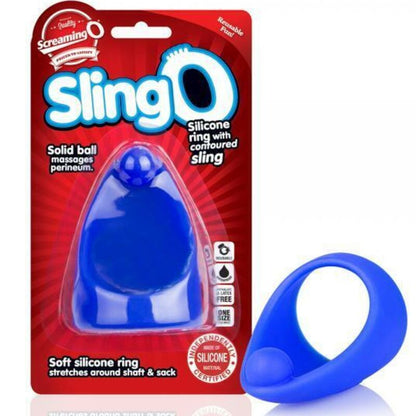 SCHREIENDES O – BLAUER SLINGO-RING