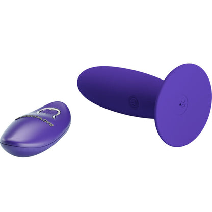 PRETTY LOVE - VIBRADOR ANAL YOUTH PLUG CON CONTROL REMOTO VIOLETA