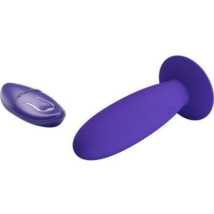 PRETTY LOVE - VIBRADOR ANAL YOUTH PLUG CON CONTROL REMOTO VIOLETA