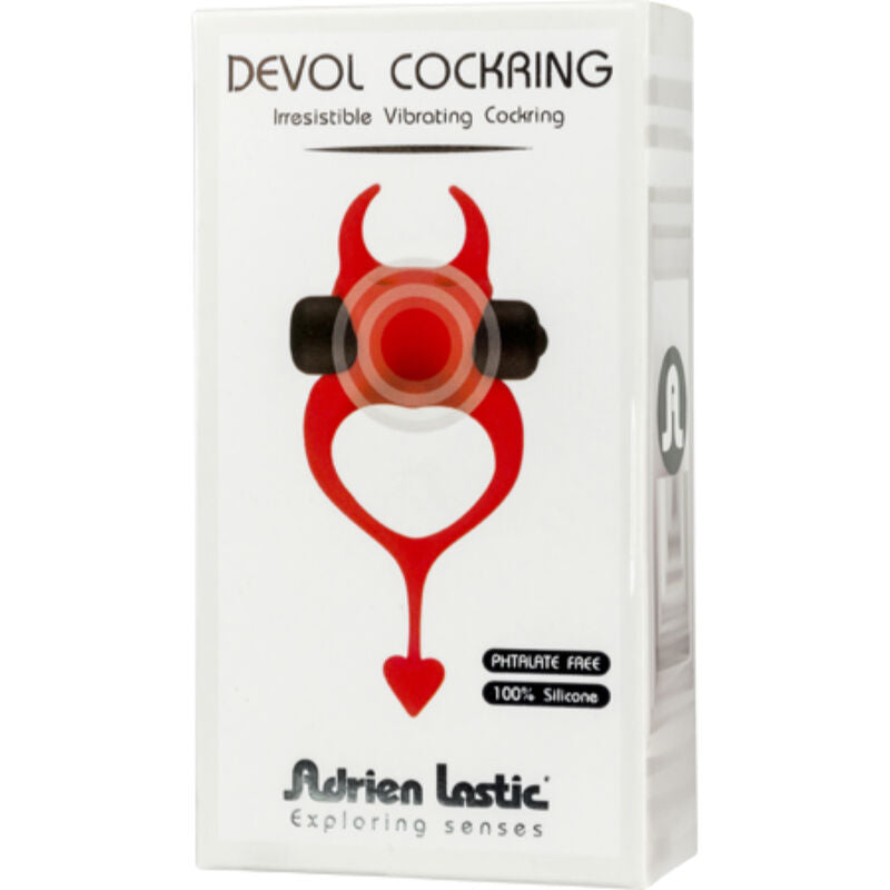 ADRIEN LASTIC - DEVOL COCKRING RED VIBRATOR RING