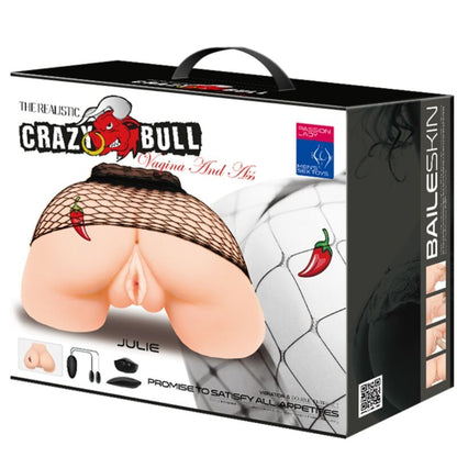 CRAZY BULL - VAGINA AND ANUS WITH REALISTIC MESH WITH VIBRATION