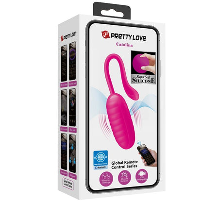 PRETTY LOVE - CATALINA PINK RECHARGEABLE VIBRATING EGG FREE APP