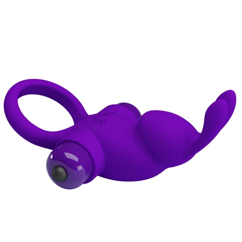 PRETTY LOVE - ANNEAU VIBRATEUR I RABBIT POUR PÉNIS VIOLET