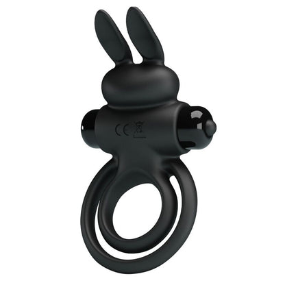 PRETTY LOVE - VIBRATOR III RABBIT RING FOR BLACK PENIS