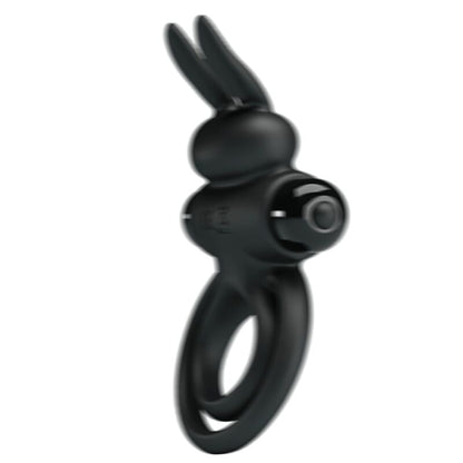 PRETTY LOVE - VIBRATOR III RABBIT RING FOR BLACK PENIS