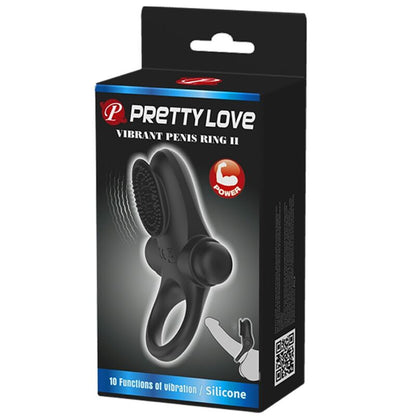 PRETTY LOVE - VIBRATOR RING II FOR THE BLACK PENIS